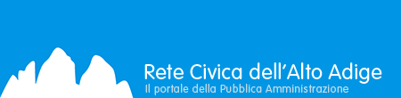 Rete Civica dell'Alto Adige - Il portale della Pubblica Amministrazione